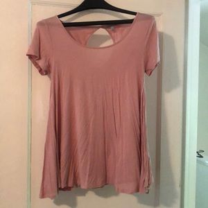 Charlotte Russe pink babydoll top